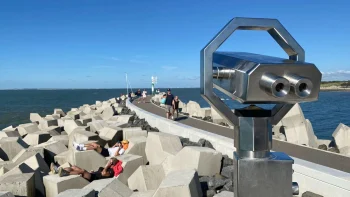 De omgeving van Camping Wulpen - De jachthaven van Cadzand